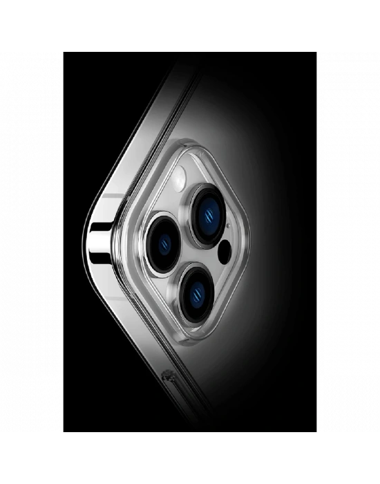 Apple iPhone 14 Pro Max Kılıf Tron Şeffaf Magsafe Kapak - Mavi