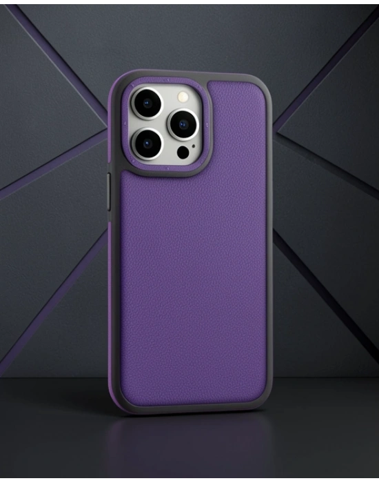 Apple İphone 15 Pro Harvel Kapak - Derin Mor