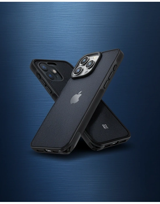 Apple İphone 15 Pro Kılıf Elegant Kapak - Siyah