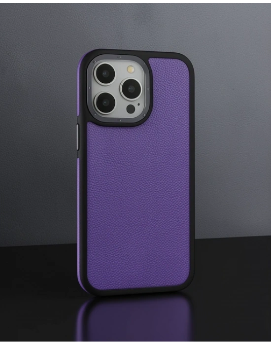 Apple İphone 15 Pro Max Harvel Kapak - Derin Mor