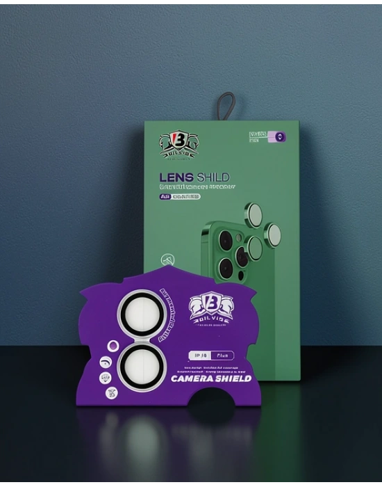 Apple İphone 16 Bilvis Titan Kamera Lens - Yeşil