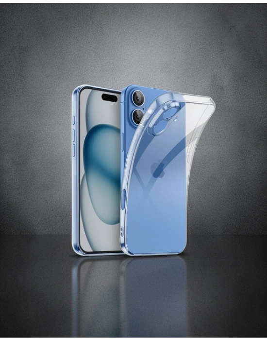 Apple İphone 16 Kılıf Lüx Şeffaf Silikon