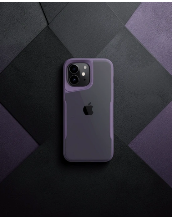 Apple İphone 16 Plus Kılıf Boyi Silikon Kapak - Derin Mor
