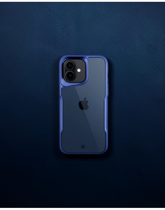 Apple İphone 16 Plus Kılıf Boyi Silikon Kapak - Lacivert