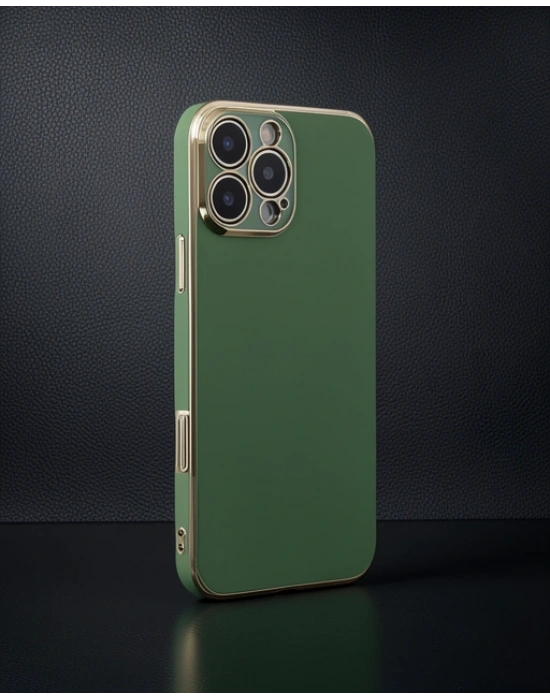 Apple İphone 16 Pro Kılıf Volet Silikon - Açık Yeşil