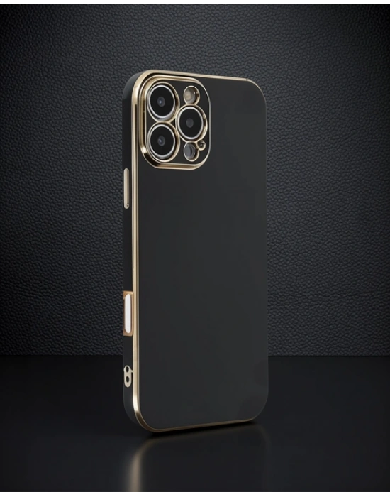 Apple İphone 16 Pro Kılıf Volet Silikon - Siyah