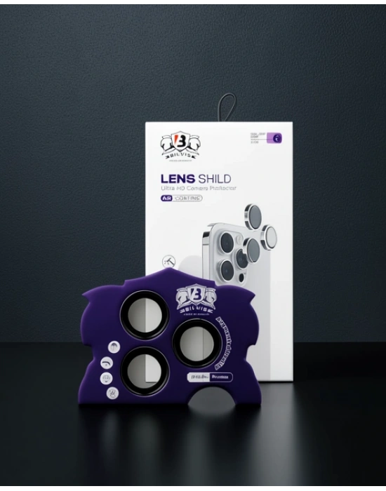 Apple İphone 16 Pro Max Bilvis Titan Kamera Lens - Siyah