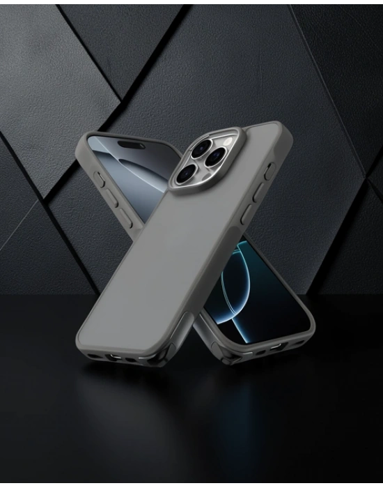 Apple İphone 16 Pro Max Kılıf Elegant Kapak - Siyah