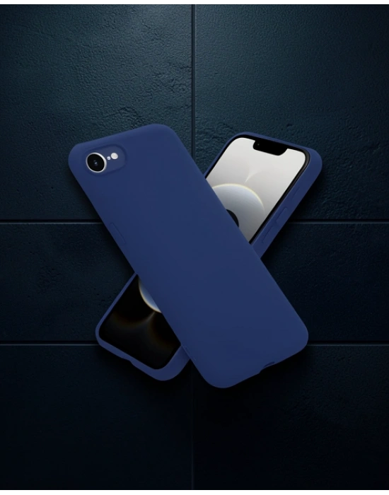 Apple İphone 16e Kılıf First Silikon - Lacivert