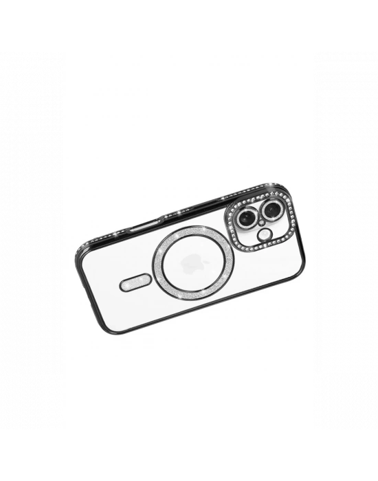 Apple iPhone 17 Joke Simli Magneticsafe Kılıf - Siyah