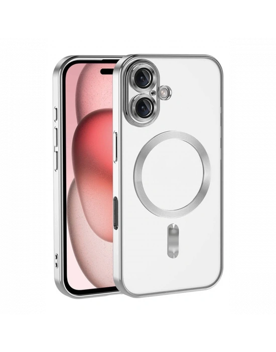 Apple iPhone 17 Kross Magneticsafe Kapak - Gümüş