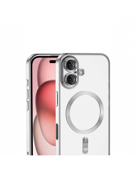 Apple iPhone 17 Kross Magneticsafe Kapak - Gümüş