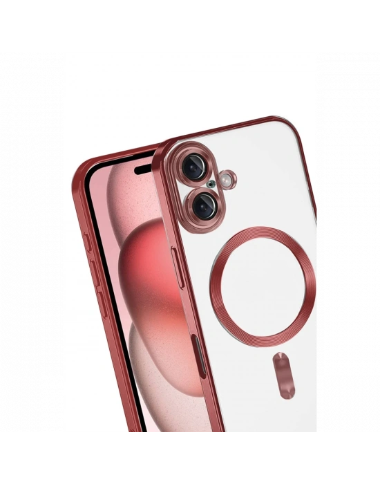 Apple iPhone 17 Kross Magneticsafe Kapak - Kırmızı
