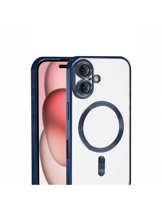 Apple iPhone 17 Kross Magneticsafe Kapak - Lacivert