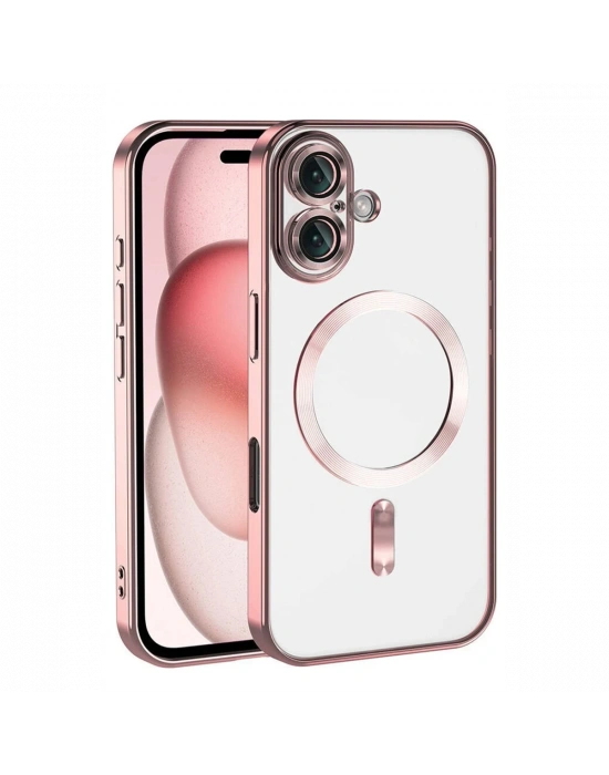 Apple iPhone 17 Kross Magneticsafe Kapak - Rose