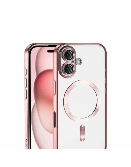 Apple iPhone 17 Kross Magneticsafe Kapak - Rose