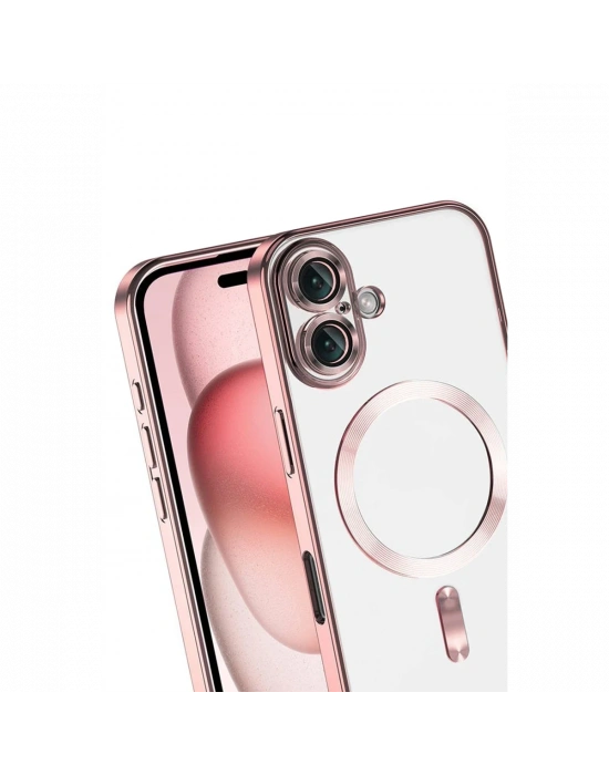 Apple iPhone 17 Kross Magneticsafe Kapak - Rose