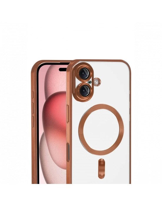 Apple iPhone 17 Kross Magneticsafe Kapak - Turuncu