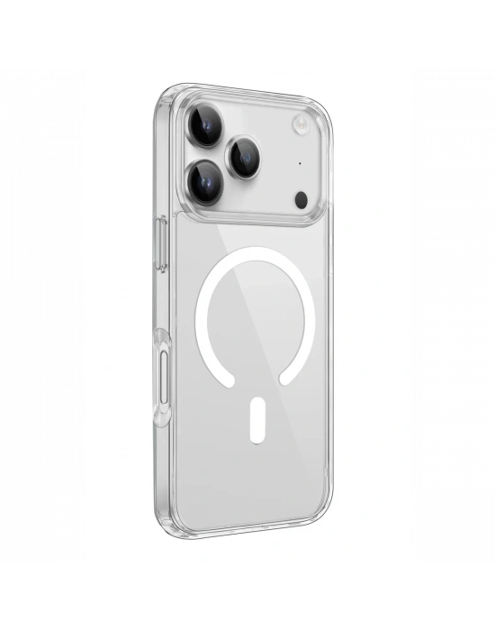 Apple iPhone 18 Pro/17 Pro Pc Real Magsafe Kapak - Şeffaf