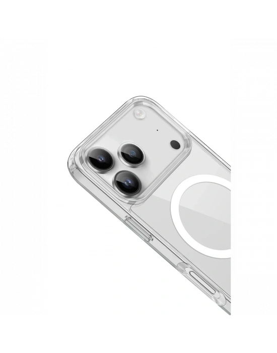 Apple iPhone 18 Pro/17 Pro Pc Real Magsafe Kapak - Şeffaf
