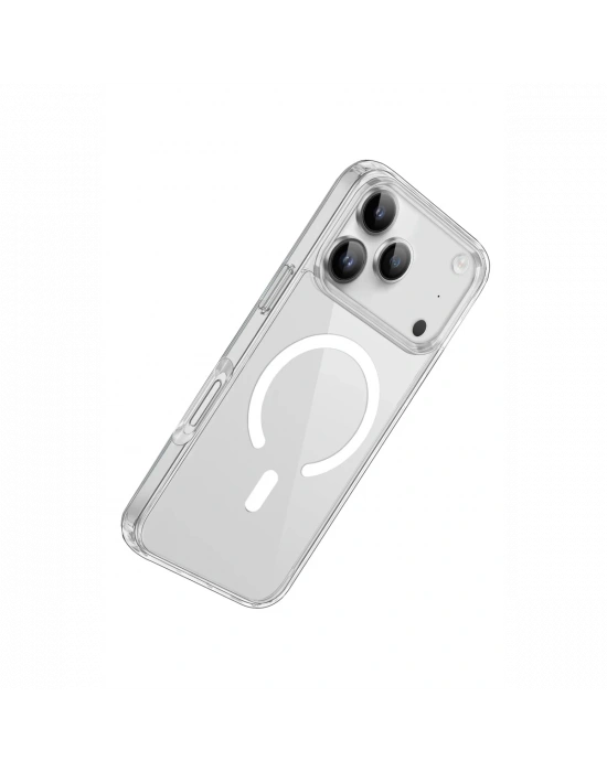 Apple iPhone 18 Pro/17 Pro Pc Real Magsafe Kapak - Şeffaf