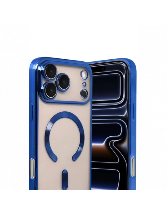 Apple iPhone 17 Pro Kross Magneticsafe Kapak - Lacivert