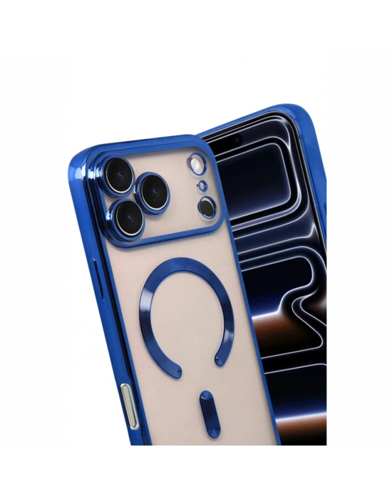 Apple iPhone 17 Pro Kross Magneticsafe Kapak - Lacivert