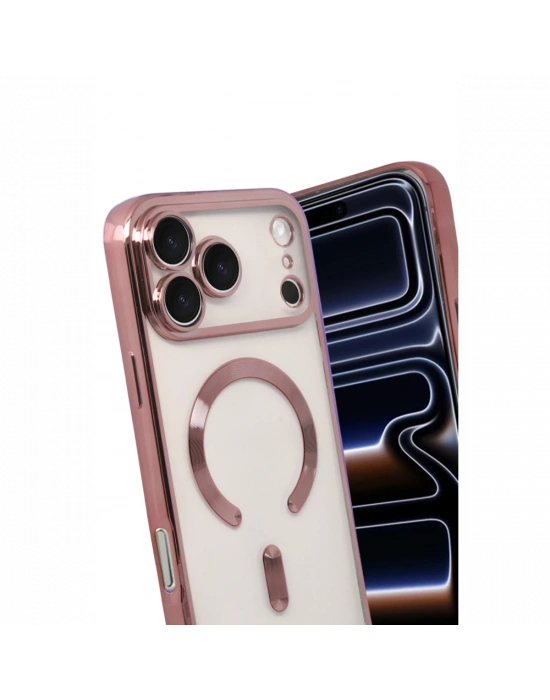 Apple iPhone 17 Pro Kross Magneticsafe Kapak - Rose