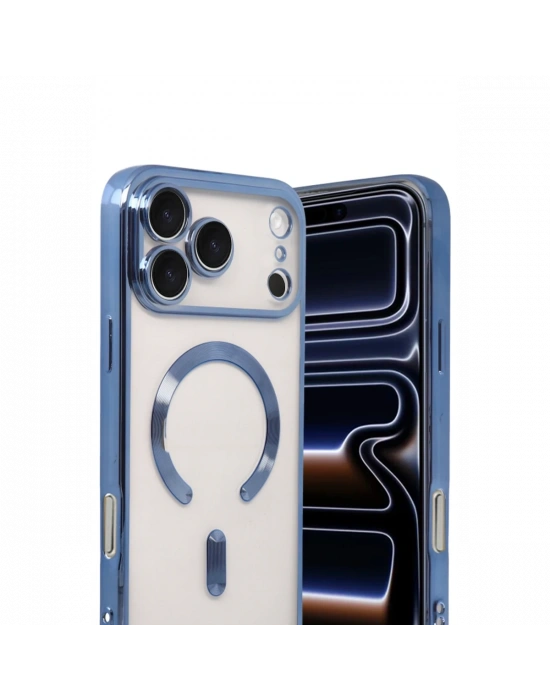 Apple iPhone 17 Pro Kross Magneticsafe Kapak - Sierra Blue