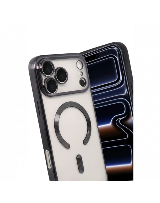 Apple iPhone 17 Pro Kross Magneticsafe Kapak - Siyah