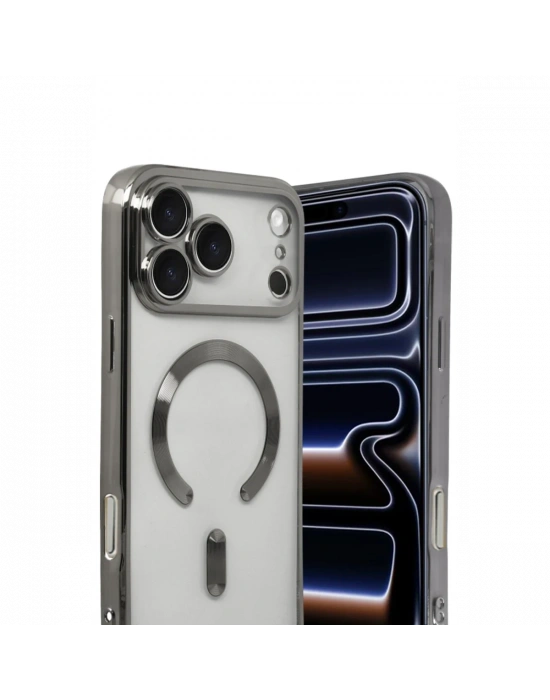 Apple iPhone 17 Pro Kross Magneticsafe Kapak - Titan Gri