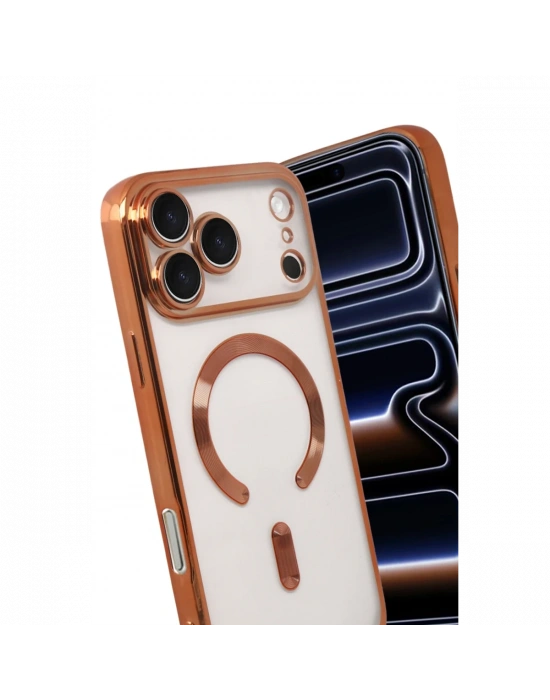 Apple iPhone 17 Pro Kross Magneticsafe Kapak - Turuncu