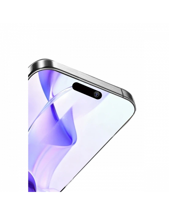 Apple iPhone 17 Pro Max/18 Pro Max Bilvis 5in1 3D Magic Cam Ekran Koruyucu - Siyah