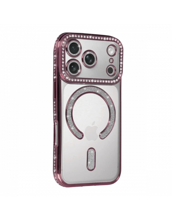 Apple iPhone 18 Pro Max/17 Pro Max Joke Simli Magneticsafe Kılıf - Pembe