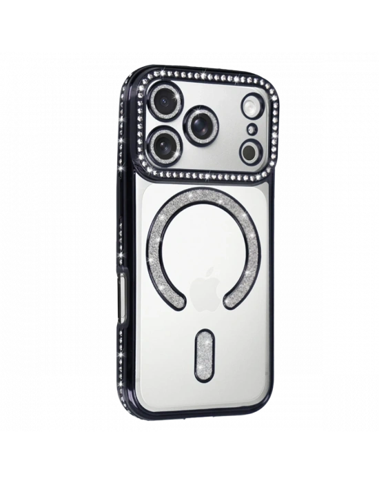 Apple iPhone 18 Pro Max/17 Pro Max Joke Simli Magneticsafe Kılıf - Siyah