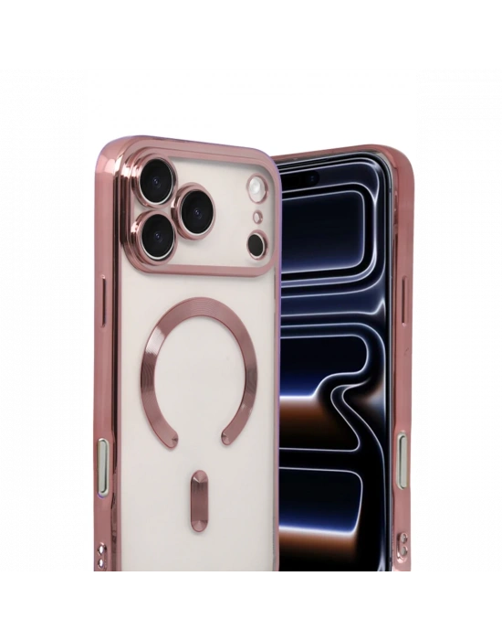 Apple iPhone 17 Pro Max Kross Magneticsafe Kapak - Rose
