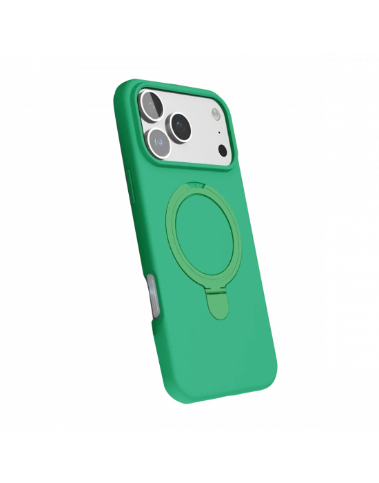 Apple iPhone 17 Pro Max Regal Magsafe Standlı Kapak - Yeşil