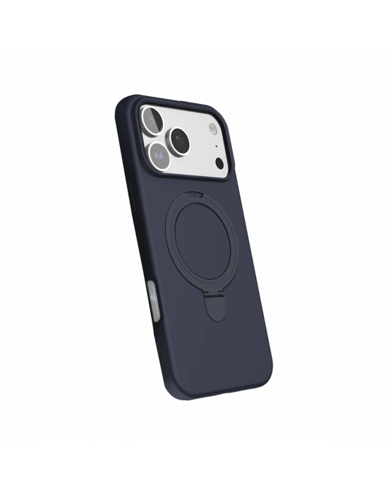 Apple iPhone 17 Pro Regal Magsafe Standlı Kapak - Lacivert