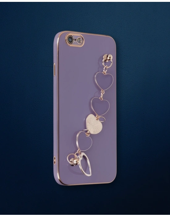 Apple İphone 6 Kılıf Esila Silikon - Mor