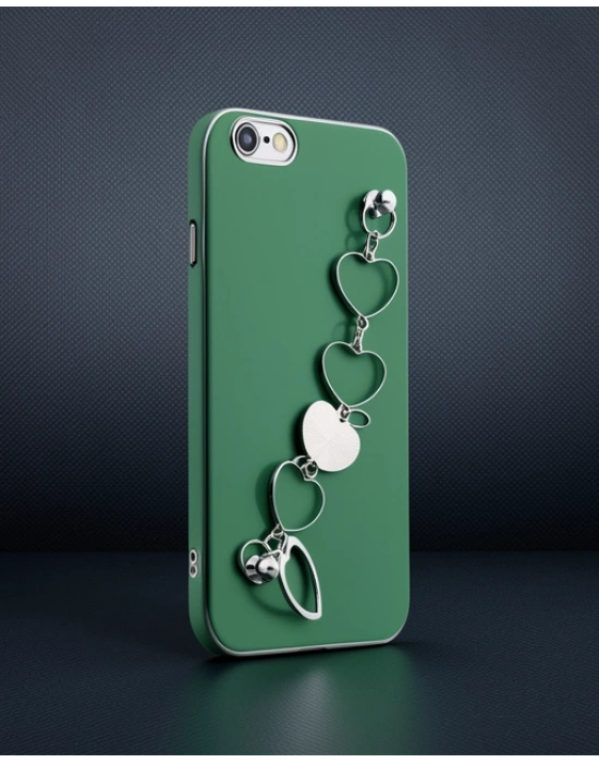Apple İphone 6 Kılıf Esila Silikon - Su Yeşili