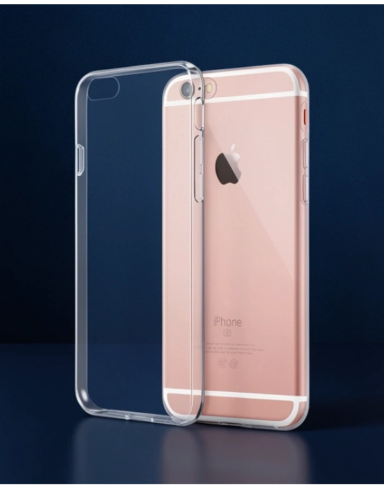 Apple İphone 6 Kılıf Lüx Şeffaf Silikon