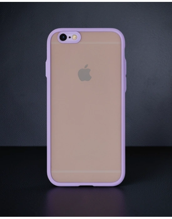 Apple İphone 6 Kılıf Montreal Silikon Kapak - Mor