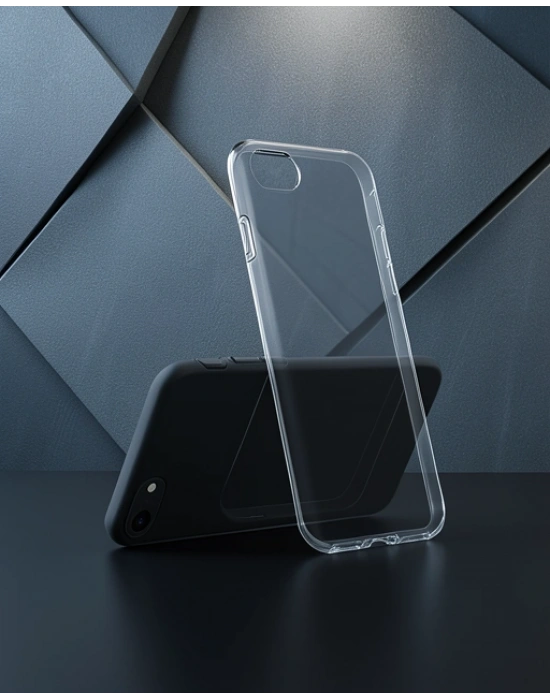 Apple İphone 7 Kılıf Lüx Şeffaf Silikon