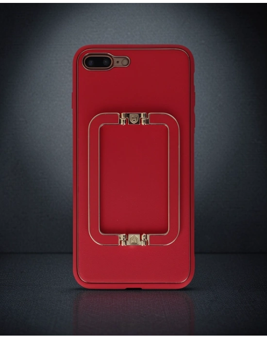 Apple İphone 7 Plus Kılıf Coco Elit Kapak - Kırmızı