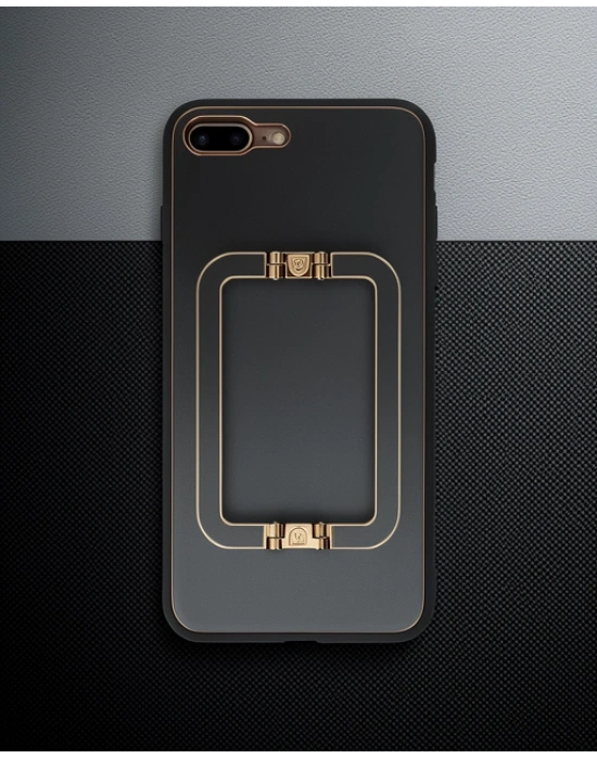 Apple İphone 7 Plus Kılıf Coco Elit Kapak - Siyah