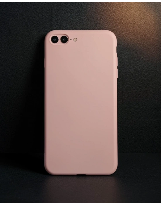 Apple İphone 7 Plus Kılıf First Silikon - Rose Gold