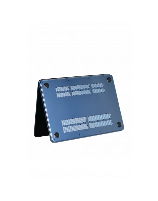 Apple MacBook Neo Şeffaf Macbook Kapak - Mavi