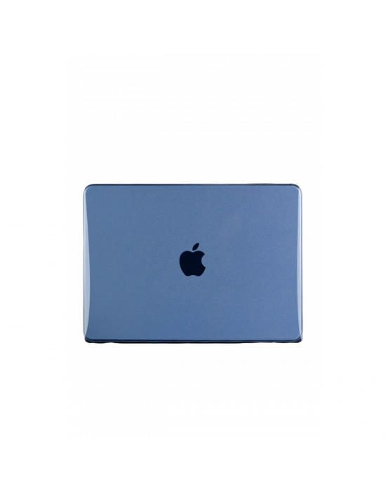 Apple MacBook Neo Şeffaf Macbook Kapak - Mavi