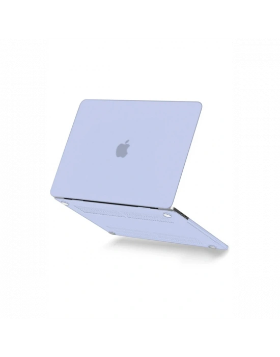 Apple Macbook Pro 13 2020 Macbook Buzlu Kapak - Lila