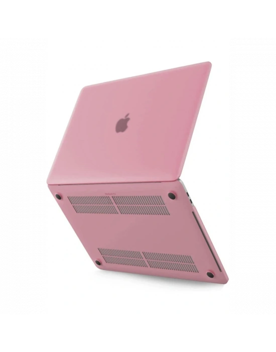 Apple Macbook Pro 13 2020 Macbook Buzlu Kapak - Pembe